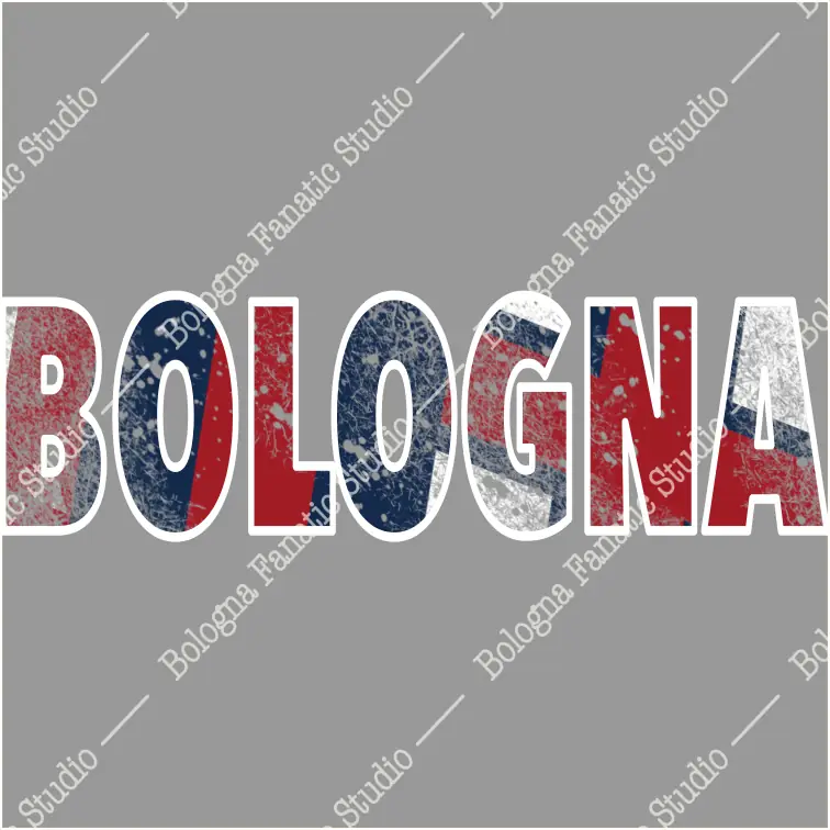 Disegno-Bologna-Calcio-Bologna-scritta-bandiera-vecchio-stile